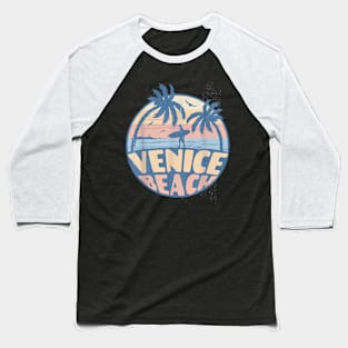 Venice Florida Beach Surf Summer Vacation Baseball T-Shirt